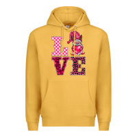 Mustard love gnomies Premium Hoodie - BarkalooDesign