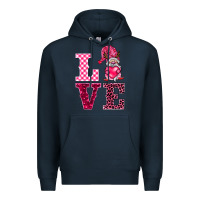 Navy love gnomies Premium Hoodie - BarkalooDesign