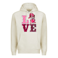 Oatmeal Heather love gnomies Premium Hoodie - BarkalooDesign