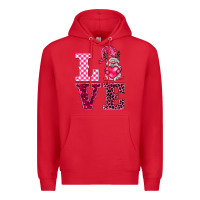 Red love gnomies Premium Hoodie - BarkalooDesign