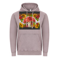 Vintage Zinc ladybug mushrooms Vintage Hoodie - BarkalooDesign