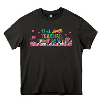 Asphalt best teacher ever libbey glass Heavy Core Tee - BundleAndBundleShop
