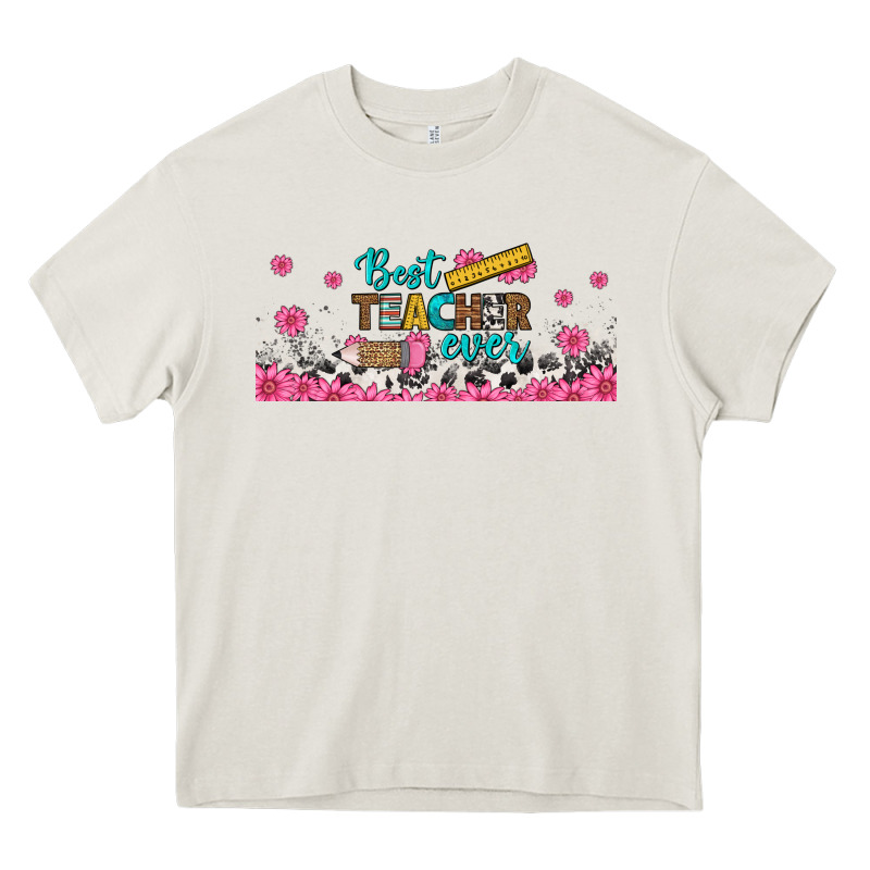 Best Teacher Ever Libbey Glass Heavy Core Tee by BundleAndBundleShop | Teevron