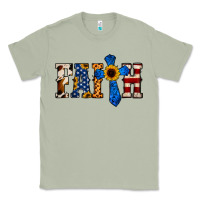 Matcha American Flag Faith Classic Tee - Jasminsmagicworld