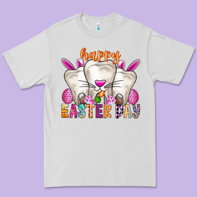 Happy Easter Premium Tee Designed By Cowhidedigitalart
