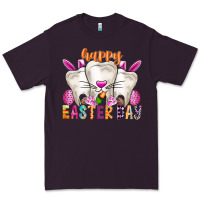 Plum Happy Easter Premium Tee - CowhideDigitalArt