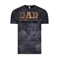 Cloud Black Dad Fixer Of All Things Vintage Tee - LillyAllenDesigns