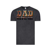 Vintage Black Dad Fixer Of All Things Vintage Tee - LillyAllenDesigns