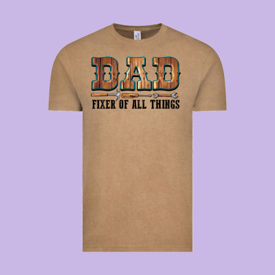 Dad Fixer Of All Things Vintage Tee Designed By Lillyallendesigns