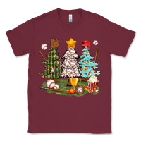 Burgundy baseball trees bbs Classic Tee - BundleAndBundleShop