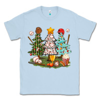Dusty Blue baseball trees bbs Classic Tee - BundleAndBundleShop