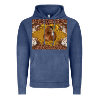 Vintage Denim horse Vintage Hoodie - BarkalooDesign
