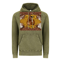 Vintage Olive horse Vintage Hoodie - BarkalooDesign