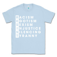 Dusty Blue resist   political resistance Classic Tee - baoMotion