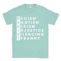Seafoam resist   political resistance Classic Tee - baoMotion
