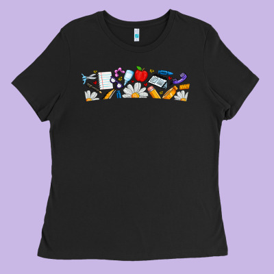 Best Teacher Ever Ladies Tee Designed By Cowhidedigitalart
