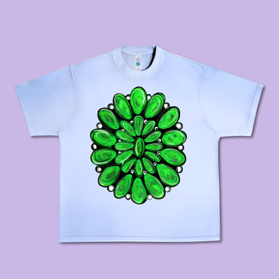 Green Gemstone Urban Heavy Tee Designed By Ranaportraitstore
