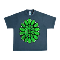 Midnight Navy green gemstone Urban Heavy Tee - RanaPortraitStore