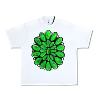 White green gemstone Urban Heavy Tee - RanaPortraitStore