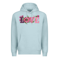 Blue Mist walentine's day love sunflower Premium Hoodie - BarkalooDesign