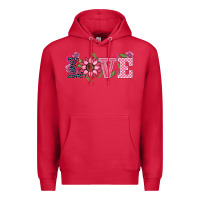 Cardinal walentine's day love sunflower Premium Hoodie - BarkalooDesign