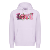Lilac walentine's day love sunflower Premium Hoodie - BarkalooDesign