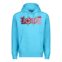 Ocean Blue walentine's day love sunflower Premium Hoodie - BarkalooDesign