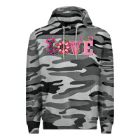 Slate Camo walentine's day love sunflower Premium Hoodie - BarkalooDesign