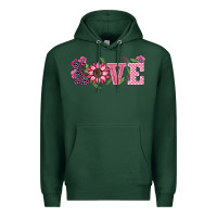 Sports Green walentine's day love sunflower Premium Hoodie - BarkalooDesign