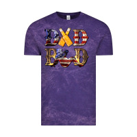 Cloud Purple American Dad Bod Vintage Tee - LillyAllenDesigns