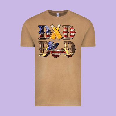 American Dad Bod Vintage Tee Designed By Lillyallendesigns