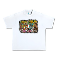 White mama western Urban Heavy Tee - RacoonDesign