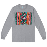 Heather Grey easter spring floral brushstroke Long Sleeve Tee - Artiststas