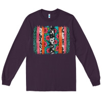 Plum easter spring floral brushstroke Long Sleeve Tee - Artiststas