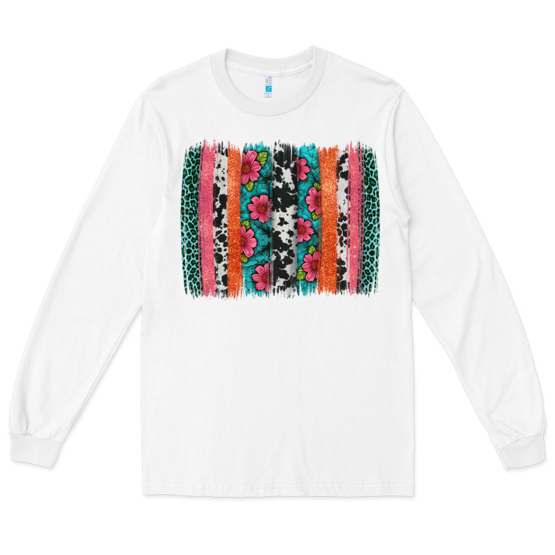 Easter Spring Floral Brushstroke Long Sleeve Tee by Artiststas | Teevron