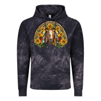 Cloud Black Western Leopard Sunflower Goat Rainbow Vintage Hoodie - BarkalooDesign
