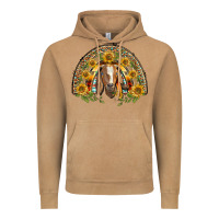 Western Leopard Sunflower Goat Rainbow Vintage Hoodie | Teevron