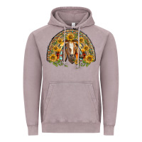 Vintage Zinc Western Leopard Sunflower Goat Rainbow Vintage Hoodie - BarkalooDesign