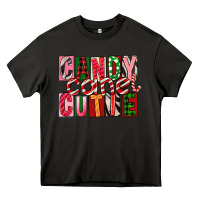 Asphalt Candy Cane Cutie Heavy Core Tee - FaDigitalArtStudio