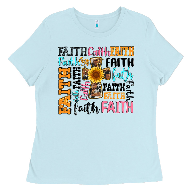 Faith Cross Ladies Tee by Artiststas | Teevron