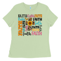 Matcha faith cross Ladies Tee - Artiststas