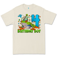 Bone birthday boy frog age 4 Premium Tee - LillyAllenDesigns