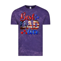Cloud Purple Best Dad Ever Vintage Tee - LillyAllenDesigns