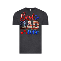 Vintage Black Best Dad Ever Vintage Tee - LillyAllenDesigns