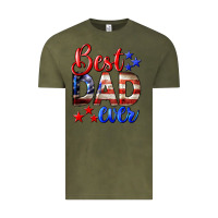 Vintage Olive Best Dad Ever Vintage Tee - LillyAllenDesigns