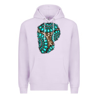 Lilac gemstone cowhide patches Premium Hoodie - RanaPortraitStore