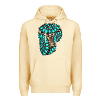 Pina Colada gemstone cowhide patches Premium Hoodie - RanaPortraitStore