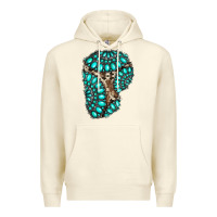 Sandshell gemstone cowhide patches Premium Hoodie - RanaPortraitStore