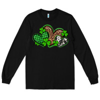 Black st patricks day western hearts Long Sleeve Tee - Artiststas