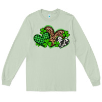 Matcha st patricks day western hearts Long Sleeve Tee - Artiststas